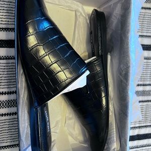 Nine West Pointy toe mule size 7.5 black